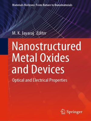 cover image of Nanostructured Metal Oxides and Devices